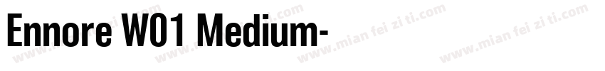 Ennore W01 Medium字体转换